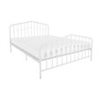 thumbnail image 1 of Novogratz Bushwick Metal Bed, Queen, White, 1 of 9