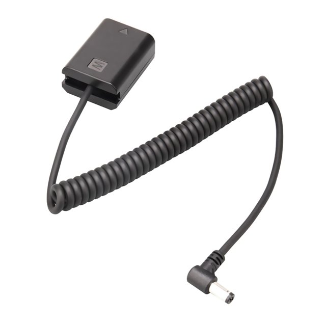 Lightweight NP-FW50 Dummy Battery for Extended Use Reliable Power Supply for Sony Cameras During Long Filming Projects