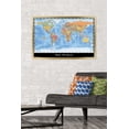 thumbnail image 3 of Map - World Wall Poster, 22.375" x 34", 3 of 4