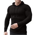 thumbnail image 1 of Pompotops Chandail à Capuche de Sport Ajusté pour Hommes, Mode Décontractée, Manches Longues, en Solde, 1 of 8