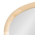 thumbnail image 3 of Kate and Laurel Talma Boho Arched Oval Wall Mirror, 24 x 36, Natural, Modern Capsule Mirror with Solid Poplar Wood Frame and Rounded Frame Profile, 3 of 8