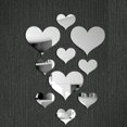 thumbnail image 1 of 3D Heart Wall Decal Stickers Removable Acrylic Mural Art for Home 10 Set, 1 of 3