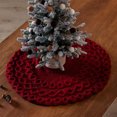 thumbnail image 3 of Wzzjkit Christmas Tree Skirt, Red and White Backgrond Snowflake Tree Skirt, Winter Xmas Tree Mat Decor for Home Party Holiday Decorations (Multiple Styles Available), 3 of 7
