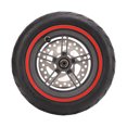 thumbnail image 2 of Rear Wheel, Scooter Rear Wheel 120mm Brake Disc Fluted  Better Grip  for Electric Scooter Repair, 2 of 7