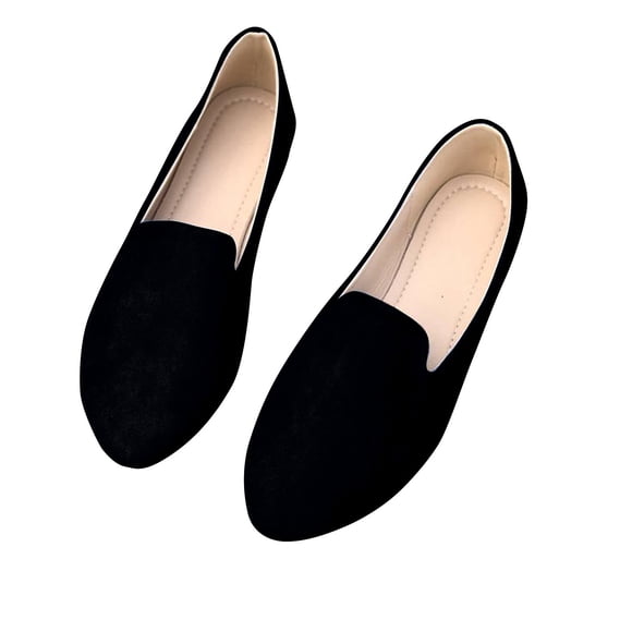Flats Shoes for Women Slip on Round Toe Comfortable Women's Flats Ballet Flats Dress Shoes Loafers