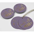 thumbnail image 4 of Inkdotpot Gold Foil Paper Hang Tags Made With Love Text Favor Tags 100 Pieces, 4 of 6