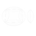 thumbnail image 2 of GUOOL Clear Quilt Circle Template Round Acrylic Mosaic Tool Reusable Quilting Template 10inch, 2 of 9