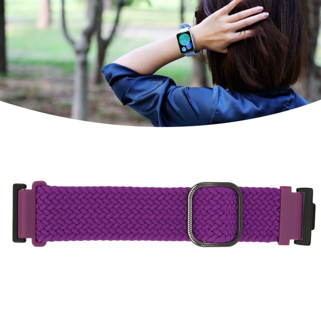 Bracelet de Montre, Bracelet de Montre de Sport de Remplacement, Bracelet de Remplacement de Sport à Tissage Réglable, Bracelet de Montre Intelligente pour Montre pour Homme 2
