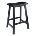thumbnail image 1 of Winsome Satori Saddle Seat Counter Stool, Black, 1 of 6