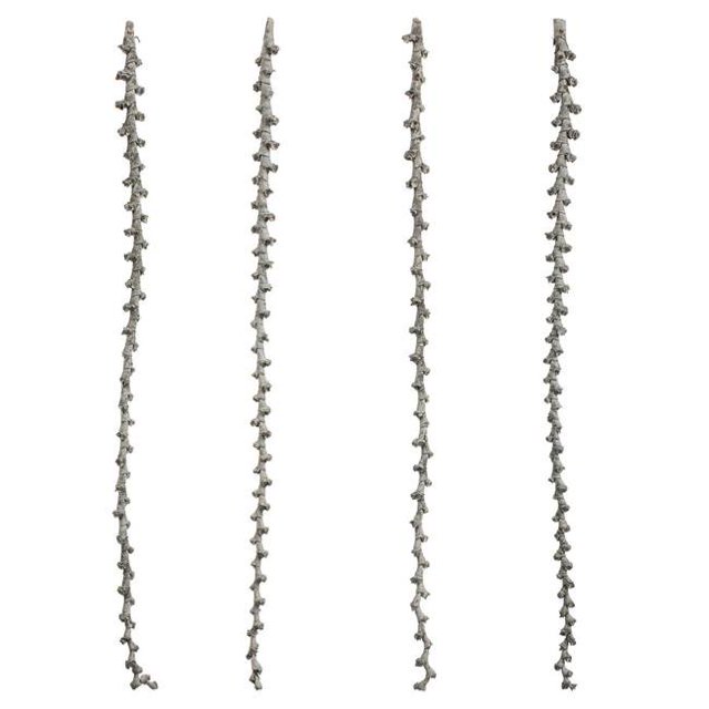 Vickerman H2LXL900-9 40-48 in. Frosted White Ladder Branches
