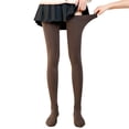 thumbnail image 1 of TIEVOSA Bas Hauts Opaques pour Femmes Bas Cuisses Collants Bas avec Silicone (Coffee), 1 of 8