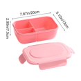 thumbnail image 3 of XYAIYT Microwaveable Silicone Lunch Box with Compartments for Meal Prep Sturdy and Eco Friendly Containers for Adults and Dishwasher Safe Food Storage Solution, 3 of 6