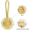 thumbnail image 3 of Crystal Curtain Tiebacks, 2 Pack Star Style Curtain Holdbacks Diamond Clips with Stretchy Wire Rope for Home Office Decoration, 3 of 7