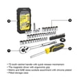 thumbnail image 2 of WorkPro Socket Set -54 Piece,Ratchet Handle,Screwdriver Bit Handle, 2 of 8