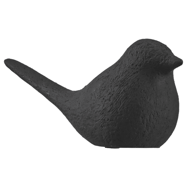Bouclair Black Ceramic Decorative Bird