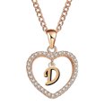 thumbnail image 1 of Fashion Women Gift 26 English Letter Name Chain Pendant Necklaces Jewelry, 1 of 9
