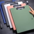 thumbnail image 1 of A4 Clipboard Smooth Surface Portable Metal Handy References File Clip Folder Office Stationery, 1 of 7