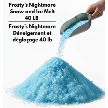 Snow Joe Exclusive Frosty's Nightmare Ice and Snow Salt Melt Blend Bag, 40 Pounds - Boxed
