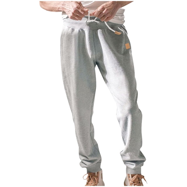 Pantalon d'Exercice pour Hommes Pantalon Décontracté pour Hommes Pantalon Décontracté Respirant pour Hommes Cordon à la Taille Poche Élasticité Pantalon Fuselé