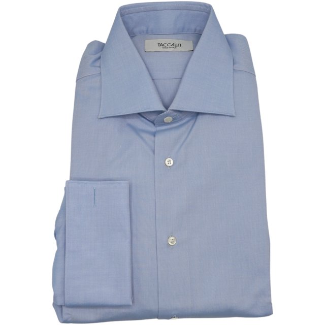 Taccaliti Chemise Habillée Bleue pour Homme - 41-16 (L)
