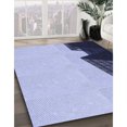 thumbnail image 3 of Ahgly Company Tapis d'Intérieur Lavable en Machine Carré Transitionnel Violet Pervenche Profond, 7 Pieds Carré, 3 of 7