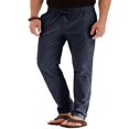 thumbnail image 2 of Casual Fashion Pants for Men  Solid Elastic Waist Straight Trousers, 2 of 5
