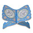 thumbnail image 2 of Wood Quran Muslim Book Holder Stand,Foldable Wood Book Stand Reading Accessories Book Stands Beautiful Hanadmade Wood Prayer Book Display Stand Holder, 2 of 8