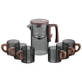 thumbnail image 2 of Huayishang Glass&Bottle Water Separation Glass Teapot With Wooden Handle Teapot Glass Teapot With Infuser Magical Teapot Glass Glass Teapot With Strainer Filter Teapot With Infusers, 2 of 9
