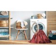 thumbnail image 2 of Ahgly Company Tapis d'Intérieur Rectangulaires Transitionnels Rouges Lavables à la Machine, 5 Pieds x 7 Pieds, 2 of 7