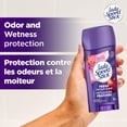 thumbnail image 4 of Déodorant antisudorifique Lady Speed Stick Fresh Infusions pour femmes, protection de 72&nbsp;heures contre les odeurs et la transpiration, Invisible Dry, parfum Fleur de cerisier, bâton de 65&nbsp;g, 4 of 9