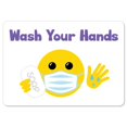 thumbnail image 1 of SignMission OS-NS-D-35-25345 Signe de Sécurité Publique - Lavez-Vous les Mains, 1 of 1