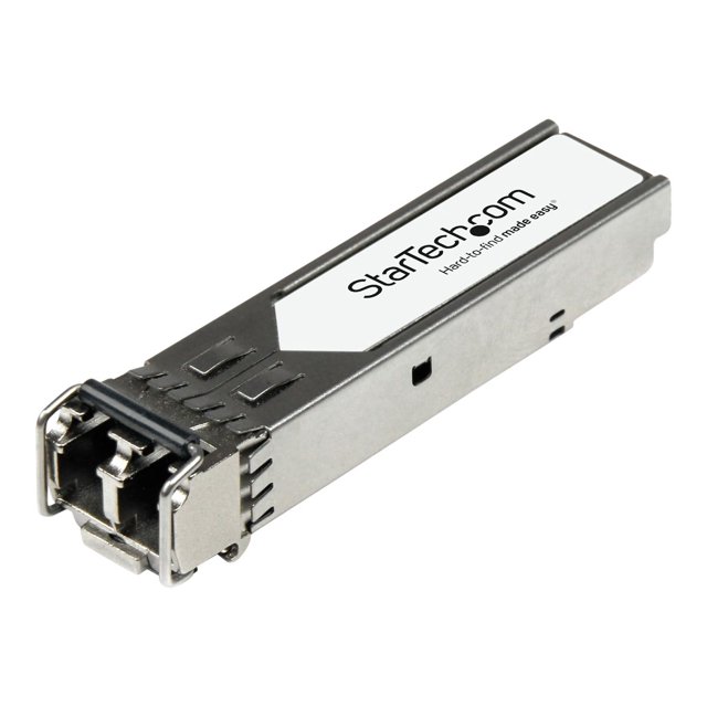 StarTech.com Extreme Networks 10051 Compatible SFP Module, 1000BASE-SX, 1GbE Multimode Fiber MMF Optic Transceiver, 1GE Gigabit Ethernet SFP, LC 550m, 850nm, DDM, Mini GBIC - Lifetime Warranty (10051-ST) - SFP (mini-GBIC) transceiver module (equivalent to: Extreme Networks 10051) - 1GbE - 1000Base-SX - LC multi-mode - up to 1800 ft - 850 nm - for Summit 24e3; Alpine 3802; Extreme Networks GM-16T3, GM-16X3