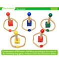 thumbnail image 3 of Outdoor Ring Toss Game by Roars for Adults and Families Tossing, Wood and Rope, 3 of 3
