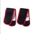 thumbnail image 3 of 1 Pair Women Arm Compression Sweating Protector Sleeve Portable Rubber Lining Fast Sweating Reusable Washable Basketball Yoga Protector Wraps Red, 3 of 9