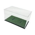 thumbnail image 3 of Ruiboury Rugby Sports Collectibles Storage Display Case Dustproof Football Display And Memorabilia Showcase Football Case with grass 31.8x18x19cm, 3 of 6