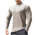 thumbnail image 1 of RXIRUCGD Pull Décontracté Mode pour Hommes Couleur Unie Manches Longues Col Rond, Vert, Taille : L, 1 of 4