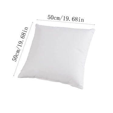 Leutsin Inserts de Coussins Décoratifs en Coton 20x20, Inserts de Coussins, Inserts de Coussins en Alternative au Duvet pour Housses de Coussins Décoratives, Coussins Décoratifs pour Canapé, Lit, Coussins pour Salon, Coussins Décoratifs pour Lit