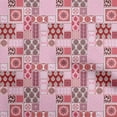 thumbnail image 1 of oneOone Rayon Maroon Fabric Patchwork Sewing Craft Projects Fabric Prints By Yard 56 Inch Wide-2G, 1 of 5