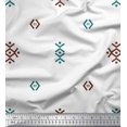 thumbnail image 1 of Soimoi Brown Rayon Fabric Butidar Jamdani Fabric Prints By Yard 42 Inch Wide, 1 of 2