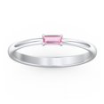 thumbnail image 2 of East-West Stackable Baguette Ring in 10K White Gold, 2 of 3