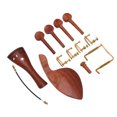 thumbnail image 3 of Ensemble de Repose-Pieds, Pièces de Violon 4/4 en Bois de Rose Résistant à l'Usure avec Vis pour Entretien des Instruments à Cordes, 3 of 8