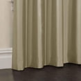 thumbnail image 2 of Mainstays Faux Silk Drapery Grommet Window Curtains Panel, 2 of 7