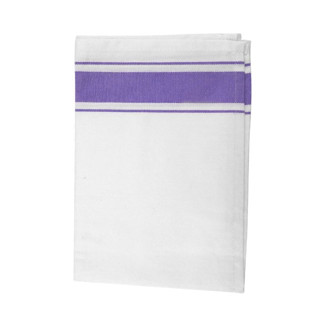 Dish Cloth Cotton Quick Drying Towel Glass drying cloth; cotton drying Polishing Cloth Kitchen Absorbent Tea Towel, Purple