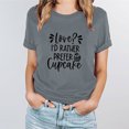 thumbnail image 4 of Valentines Day Gifts T-shirt à Manches Courtes à Col Rond pour Femme, 4 of 8