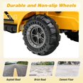 thumbnail image 3 of OLAKIDS Ride on Car, 12V 2 in 1 Kids Street Sweeper Truck Electric Vehicle with Remote Control, Rotatable Cleaning Brushes, Removable Trash Bins, Toddlers Battery Powered Construction Toy (Yellow), 3 of 8