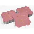 thumbnail image 4 of Inkdotpot Pack Of 100 Real Gold Foil Bracket Shape Paper Tags Made With Love Wedding Favor Hang Tags, 4 of 7