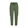 thumbnail image 5 of WRKEKC Cargo Pants for Men Pocket Patch Drawstring Multiple Pockets Straight Leg Work Pants Outdoor Fitness Pants for Active Wear, 5 of 5