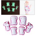 thumbnail image 4 of maskred Luminous Kid Skating Safety Protective Gear Pad Wrist Elbow Knee Pink 1Set, 4 of 6