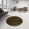 thumbnail image 4 of Ahgly Company Tapis Rond Lavable en Machine Intérieur Transitionnel Brun Bronze Foncé, 4 Pieds Rond, 4 of 7