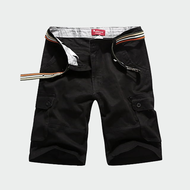 EOYWHK Shorts d'Entraînement pour Hommes Athleisure Shorts Cargo Coupe Décontractée Bermuda Demi-Longueur Extensible pour Course Randonnée avec Multi-Poches, S-4TG